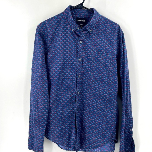 Bonobos Tailored Fit Longsleeve Button Down Shirt - Picture 1 of 7
